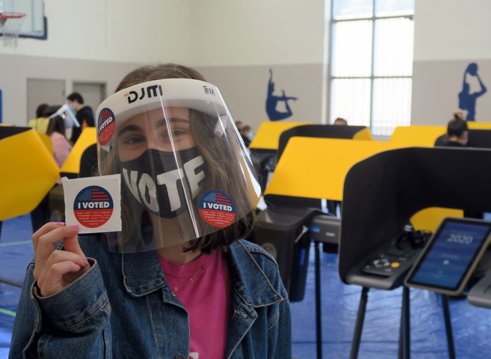 Echo Park Vote Center worker